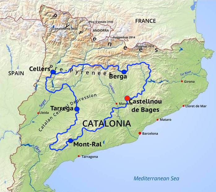 Motorcycle enduro tour in Spain - Barcelona tour